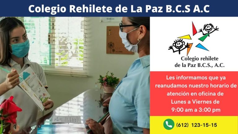 Colegio Rehilete de La Paz BCS 2020 Agosto