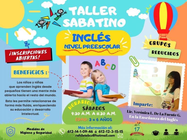 Taller Inglés Preescolar 2023